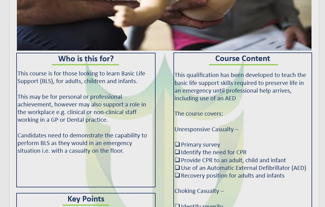 Basic Life Support (Adults and Children) Course